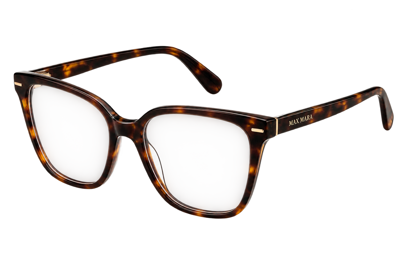 Max Mara, kornizë optike oversize me motiv tortoise