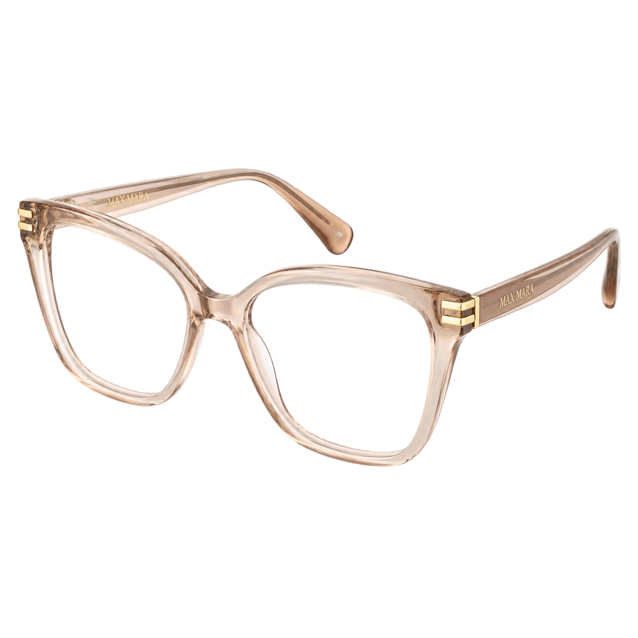 Max Mara, kornizë optike cat-eye transparente champagne